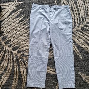 Banana Republic Womens Straight Leg Pants 14 Blue Curvy Stretch NWT